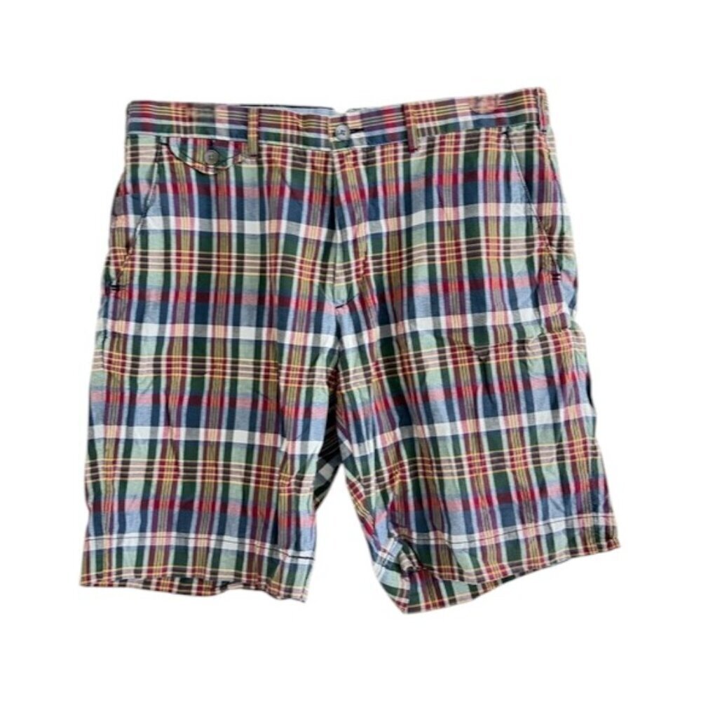 Polo by Ralph Lauren Men’s Multi Madras Check Shorts Size 34 - 41887.